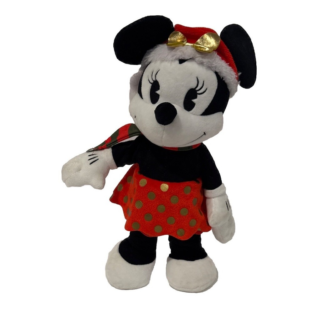 Minnie Mouse Singing Dancing Plush Christmas Toys Jingle‎ Bells Gently Used